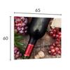 PANNEAU EN VERRE POUR CUISINE 65x60 Vin