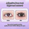 Multi-Styles No Glue Natural Cluster Eyelash Extensions False Cluster Volume Eyelash Makeup Grafting False Eyelashes Cosplay