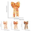 Unique Maple Thanksgiving Leaf Bow Designs For Pumpkin And Holiday Decor Party