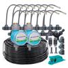 30-10m 1/4" Hose Garden WIFI Smart Timer Automatic Irrigation Cooling System Kit Flexible Bending Adjustable Brass Spray Nozzle