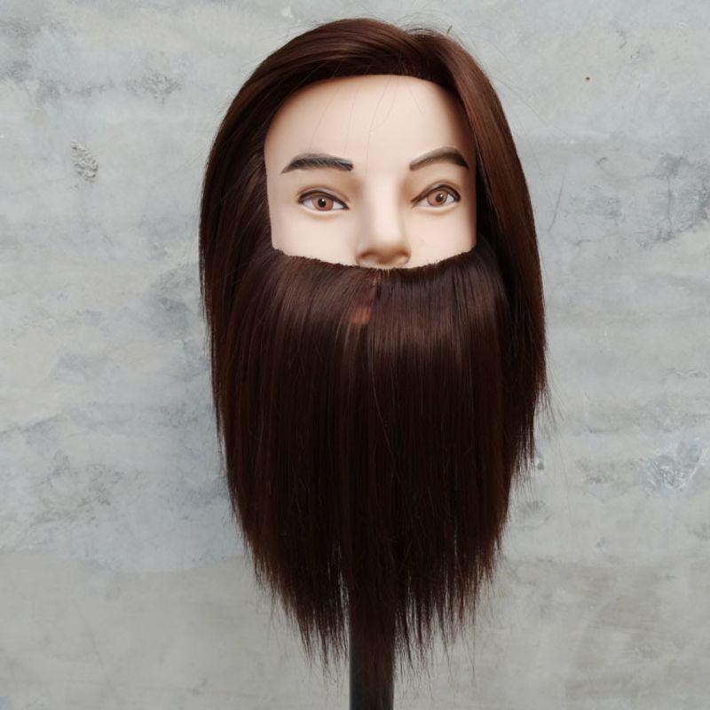 

Wig Mannequin Head Beard Mock Wig Hairdressing Model Head Mannequin Head Hair Cutting up-Do Braided Hair Makeup Modeling Model Picture Color