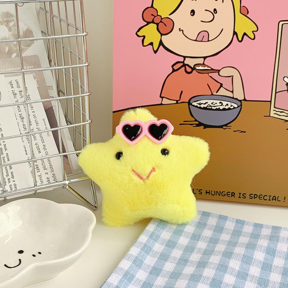 Soft Star Bunny Keychain Plush Adorable Rabbit Toy Backpack Accessories