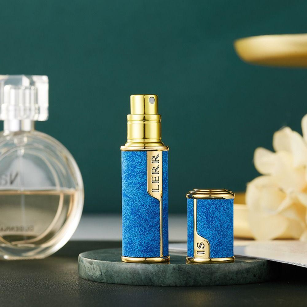 Fragrance Bottom-filled Bottle Fine Mist Self-pumping 5ML Leather Spray Bottle Cologne Moisturizer Atomizer Atomizer Travel