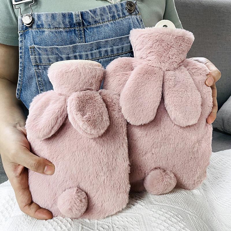 Cartoon Rabbit Plush Hot Water Bottle