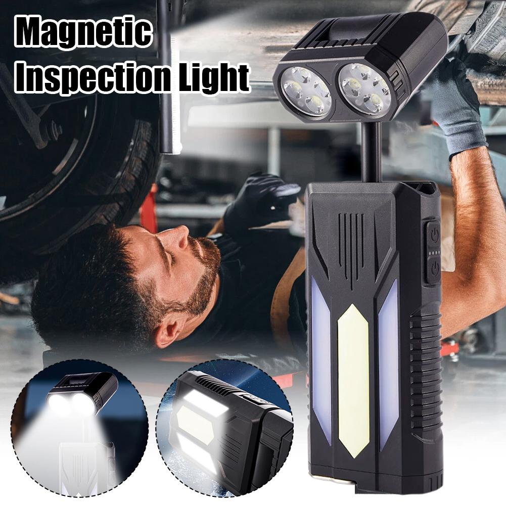 Multi Functional Outdoor Camping Lamp Head With 180 ° Horizontal Rotation And Stretchable Suspension Magnetic Maintenance Light