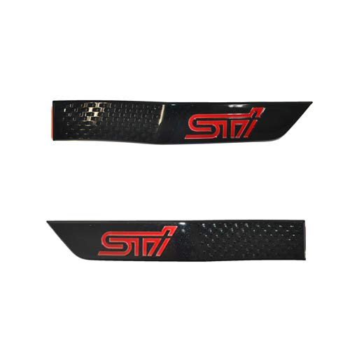 US Subaru Genuine Product Subaru WRX/WRX STI Series White Exclusive Fender Emblem STI