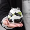 Kitchen Teaware Ceramic Panda Tea Jar Cartoon Pattern Sealed Tea Box Moisture-proof Seasoning Storage Tank Sugar