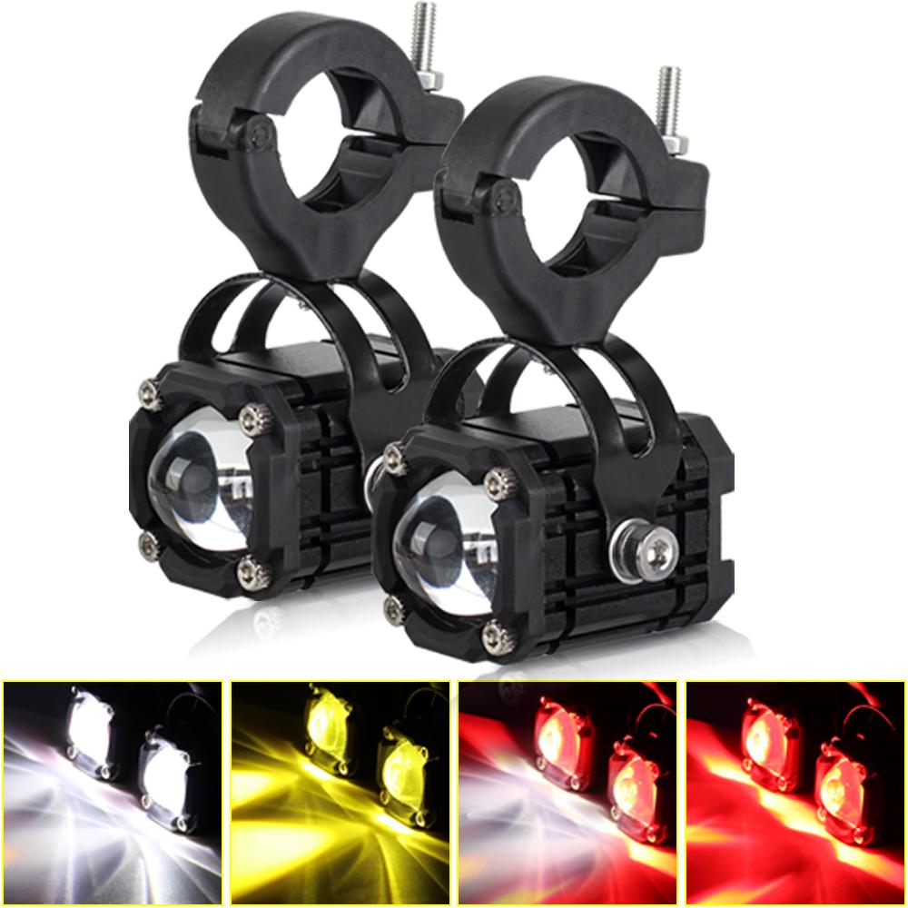 Motorcycles Headlight Fog Light Led Auxiliary Driving Lamp Universal For BMW R 1200GS R1250GS ADV F800GS K1600 Honda CRF1000L
