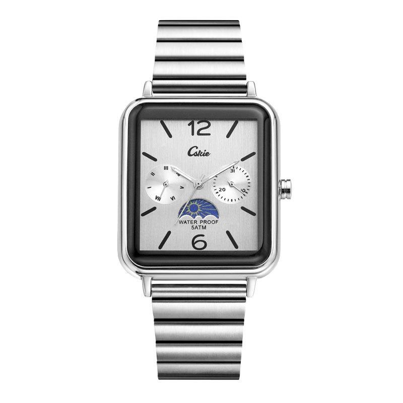 Carsikie Women s Luminous Quartz Moon Phase Watch - Casual Business Gift Edition