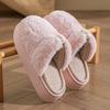 Heel Cotton Slippers 2025 New Winter Piled Thickened Indoor Home Warm Couple Wear Plush Cotton Shoes