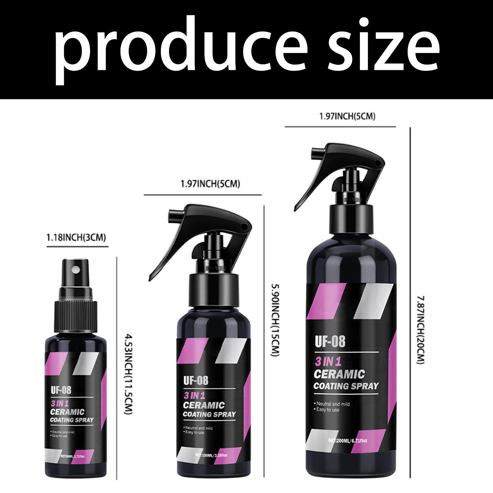 Quick Detailer Sprays Wax Fast Car Wax Sprays Formula for Cars Offering Long Lasting Protection Against Sun Damage