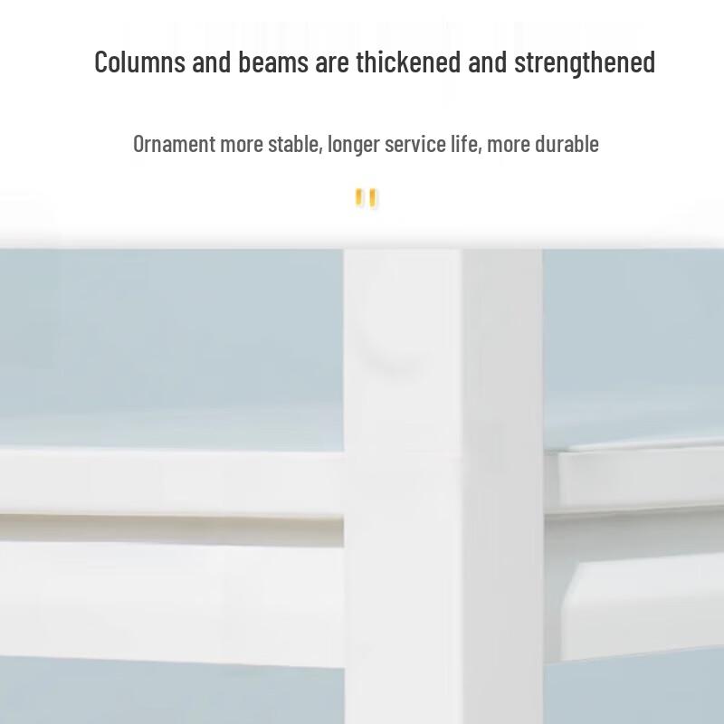 Movable 5-Tier Carbon Steel Kitchen Storage Shelf with Wheels