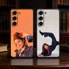 Retro Chic Vibe Natalia Dyer Phone Case For Samsung Galaxy A91,80,73,72 ,71,53,52,32 ,31,22,21s,20,Soft Black Case