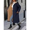 New Women's Long Hooded Casual Cotton Puffer Coat, Crossborder Winter Outerwear for Europe USA