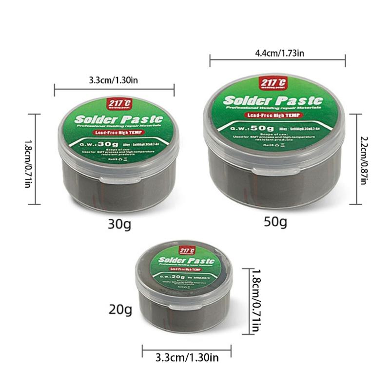 50g/20g/30g Professional Welding Flux Welding Solder Paste Medium Temperature Flux for Welding Tool Circuit Board