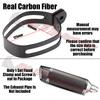 For SC project Arrow Yoshimura AK Brother Mivv Leovince Austinracing Etc Exhaust Tail Pipe Carbon Fiber Stainless Fixed Clamp