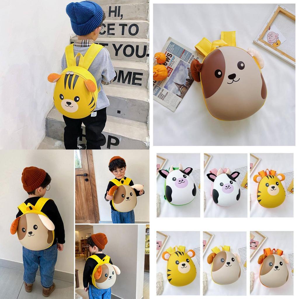 Tiger Durable Polyester Backpack With Air Cushion Straps For Toddlers Special Characters Included