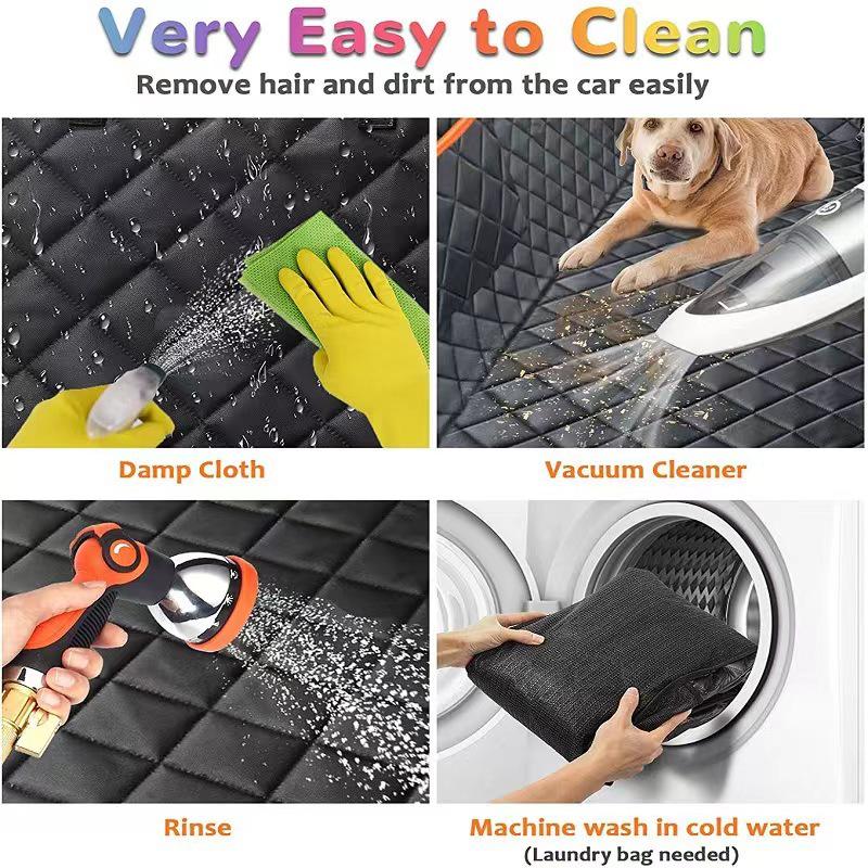 Waterproof Pet Car Seat Cover - Back Seat Protector, Scratch & Bite-Proof