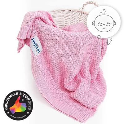 Bamboo Blanket Rosa, 100x80 Cm, Pink