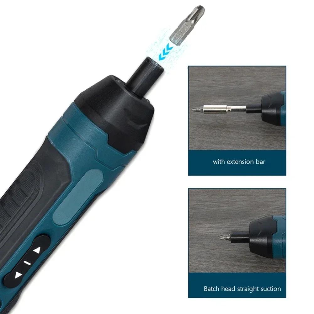Large Torque Electric Screwdriver Manual Tool Ratchet Screwdriver Set Mini Electric Drill Hand Tools With Flashlight