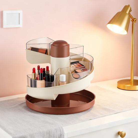 Rotating Spiral Serving Tray Divided Serving Bowls Removable Snack Boxes Organizer for Meal Prep Fruits Nuts