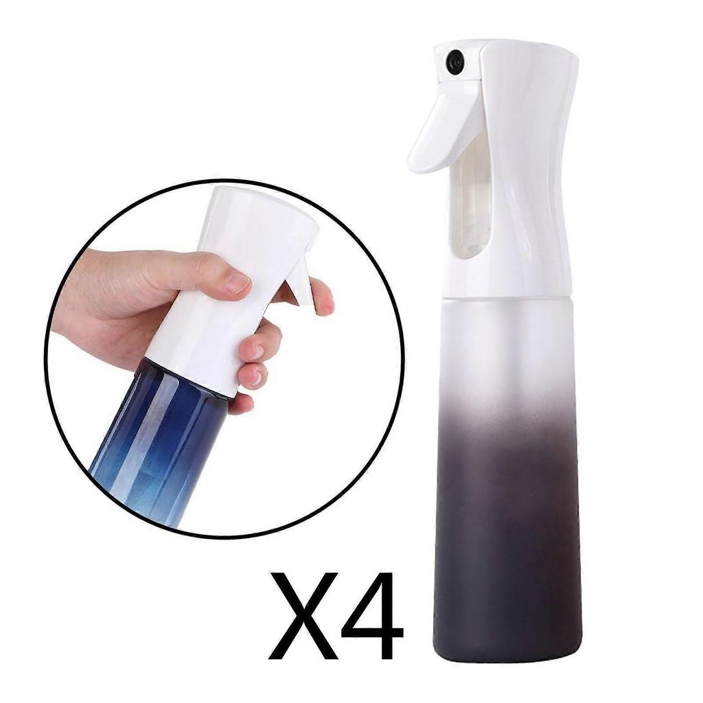 4x Empty Hair Spray Bottle 300ml Fine for Salon Hair Cutting Stylist Misting