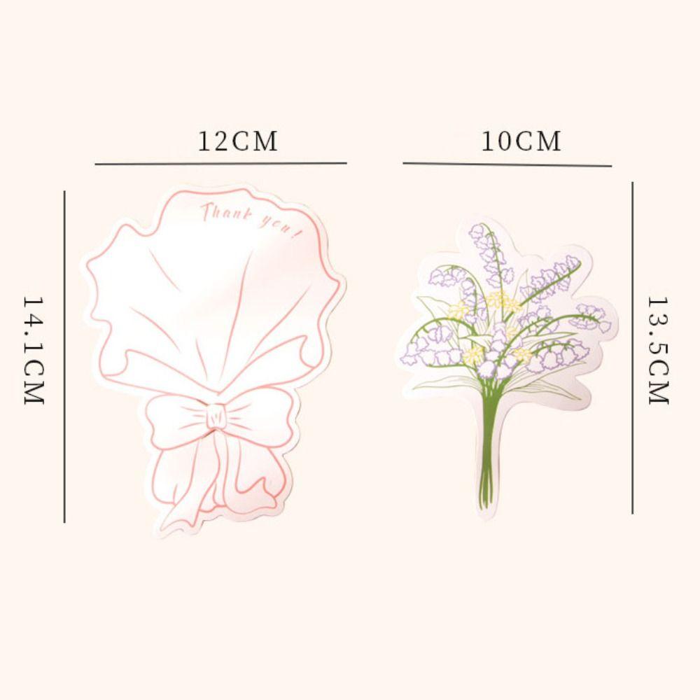 Mini Size Thank You Card DIY Bless Card Ins Cake Decor Tag  Birthday Gift