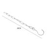 1 Pc Stainless Steel Clothes Chain Wardrobe Storage Chain Hanger Storage Creative Wardrobe Multi-function Clothes Hook