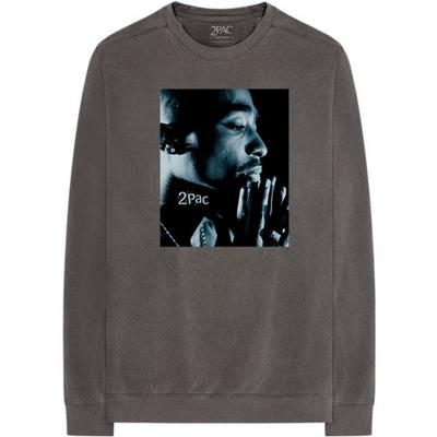 Tupac Shakur Unisex volwassene verandert zijfoto T-shirt met lange mouwen