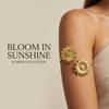 Kreative Metall Hohlblumen Oberarm Armbänder für Frauen Punk Geometrische Blätter Armbänder Sommer Strandparty Schmuck Geschenke