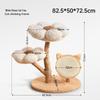 Meowles Colorful Flower Multi-level Cat Tree