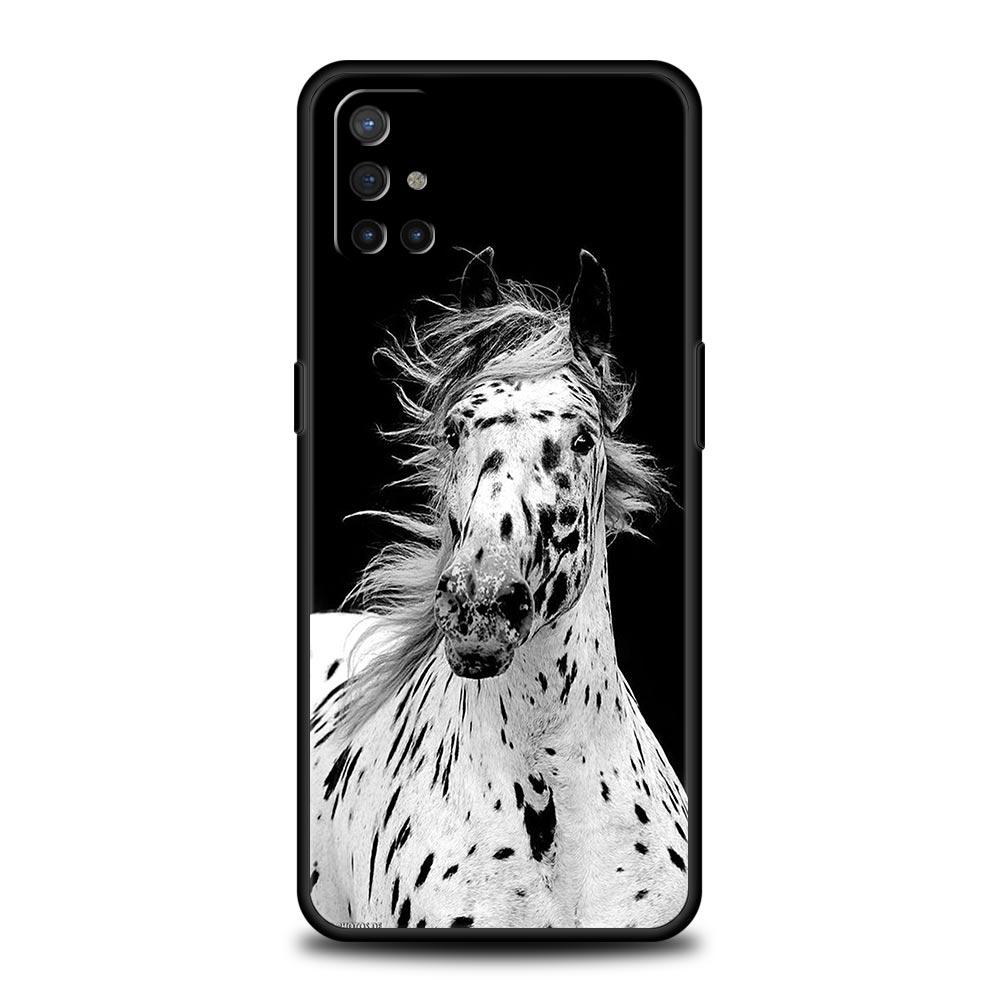 Phone Case For Oneplus 13R 13 12 10T 11 R10 Nord N100 N200 N10 9 9R CE 2 3 Z Pro Lite 5G Soft TPU Cover Animal Horse Fundas Bags