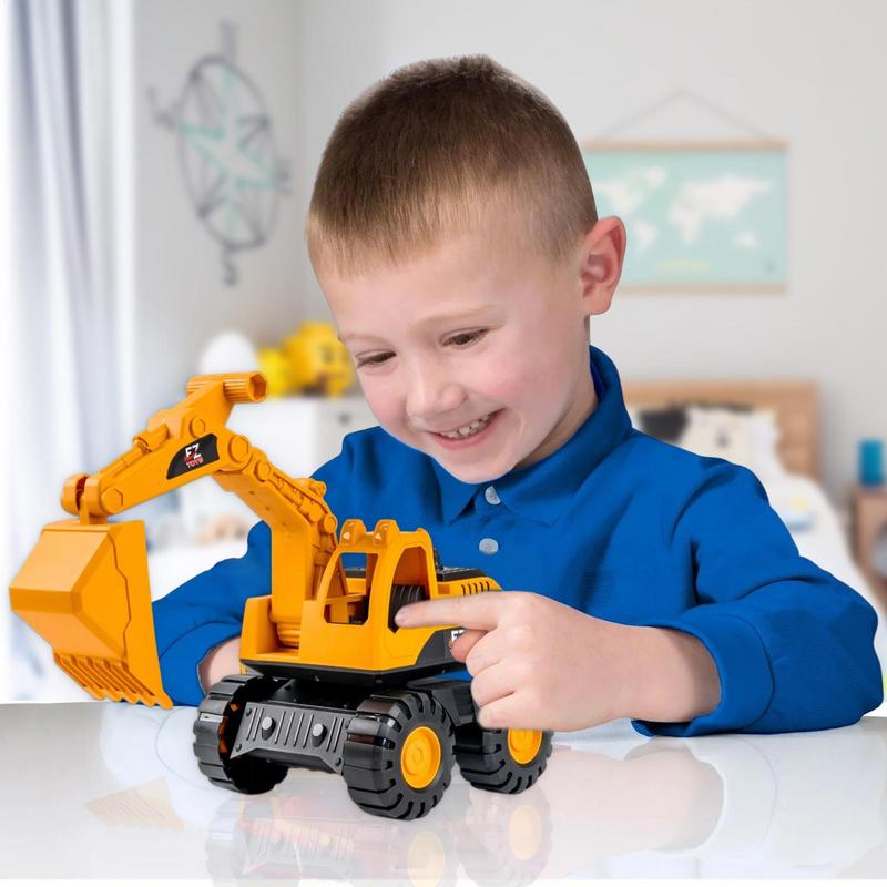 Excavator Dump Truck Model Toy Engineering Vehicle Set Construction Fleet Toddler Early Education Construction Vehicles Toys