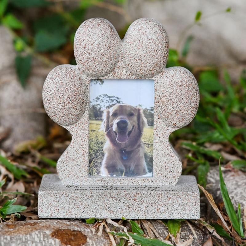 Escultura Memorial de Resina para Cães e Gatos Túmulo de Animal de Estimação para Decoração de Casa e Jardim Estátua de Animal de Estimação