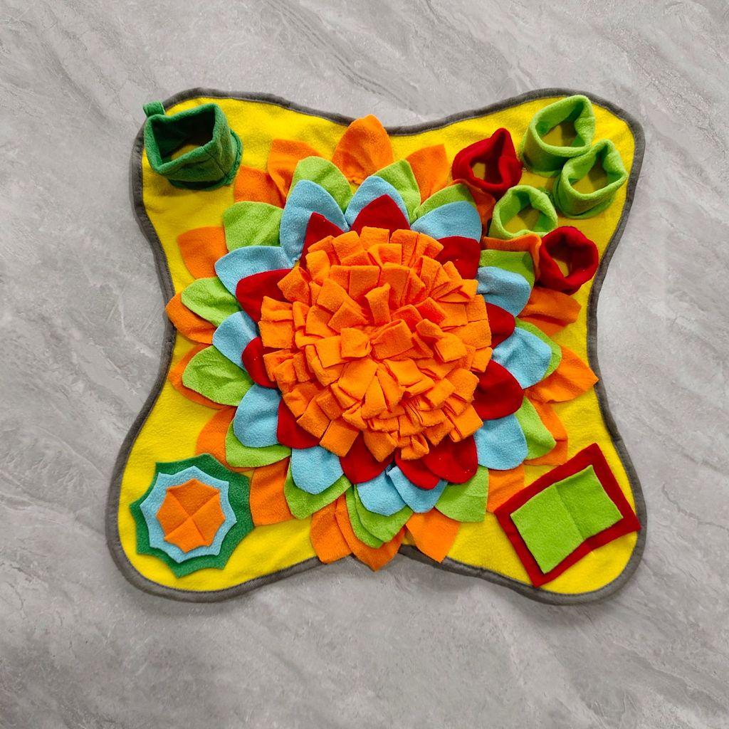 Pet Sniffing Mat For Dogs With Plush Material Enriches Smell Training And Mental Stimulation