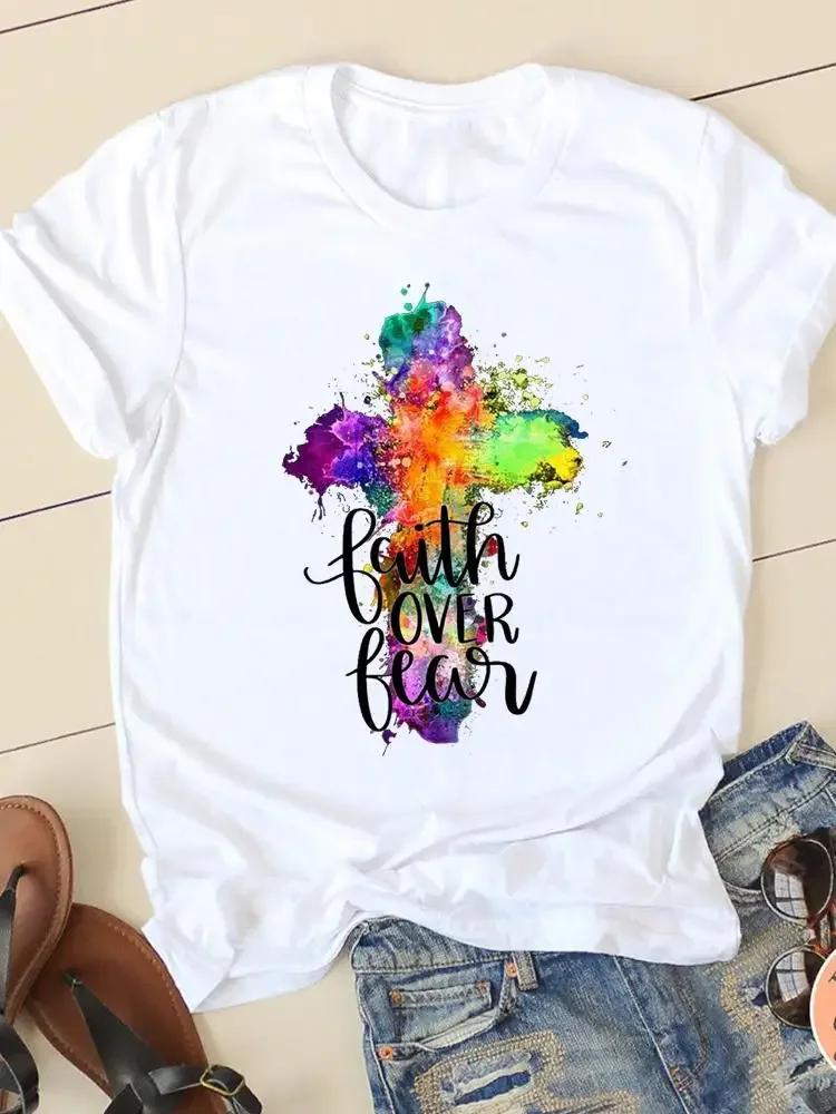 Clothing Summer Letter Printing 2022 Short Sleeve Ladies Casual WoFashion Graphic Tee T-shirts Female T Shirt Clothes