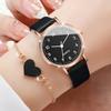 8pcs/set Fashion Women's Quartz Watch Set Simple Elegant Digital Dial Party Watch with Bracelet Set, Gift for Girlfriend