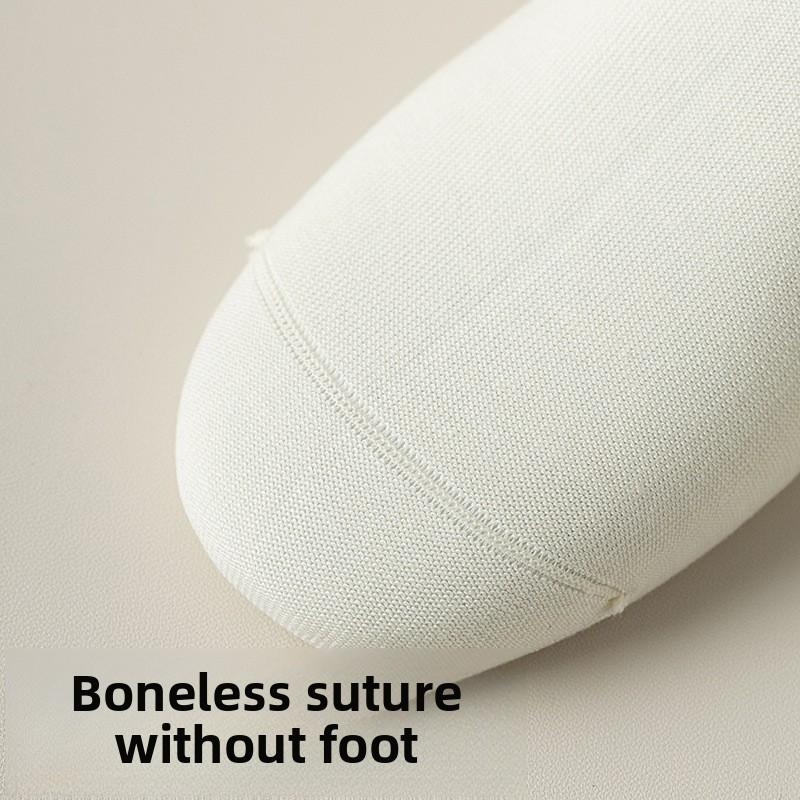 5 Pairs Boneless Socks for Women Spring and Summer Thin Socks Absorbent Cotton Socks