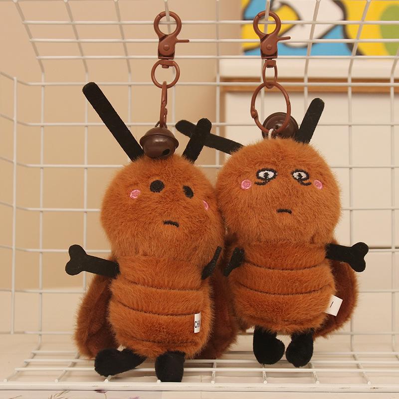 

Очаровательный плюшевый брелок-шарм в виде таракана 4 inches with Regular Chain