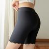 Nahtlose Eis Seide Sicherheits Kurze Hosen Frauen Dünne Plus Größe Hohe Taille Unter Rock Boxer Höschen Anti Reiben Oberschenkel sicherheit Shorts