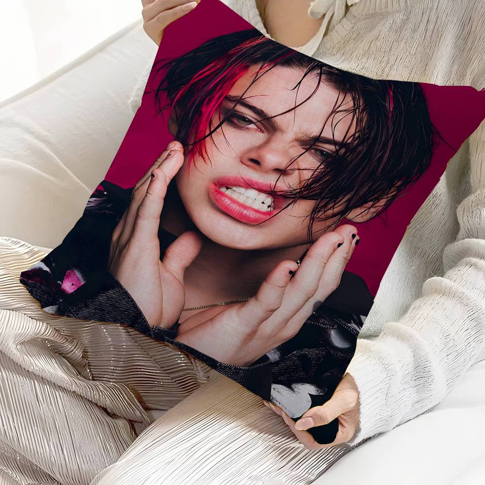 YYungblud Rock Singer Office Cushion Pillowcase Car Cushion CoverXCM Lumbar Pillowcase Sofa Pillowcover