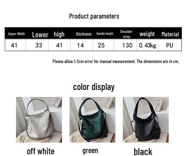 Toamna 2024, la modă, genți versatile cu un singur umăr pentru femei, europene și americane - Must-Have pentru mame