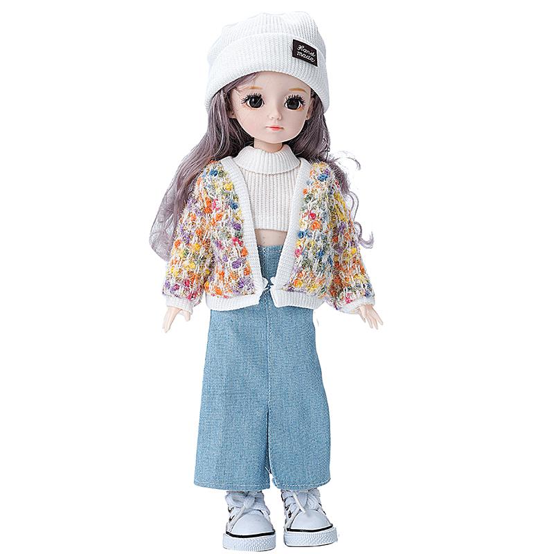 Moda Kazak Seti 1/6 Bjd Bebek Yedek Giysileri Kız veya Erkek Bebek Etek Aksesuarları 30cm Bebek Çocuk Kız Oyuncak Hediye