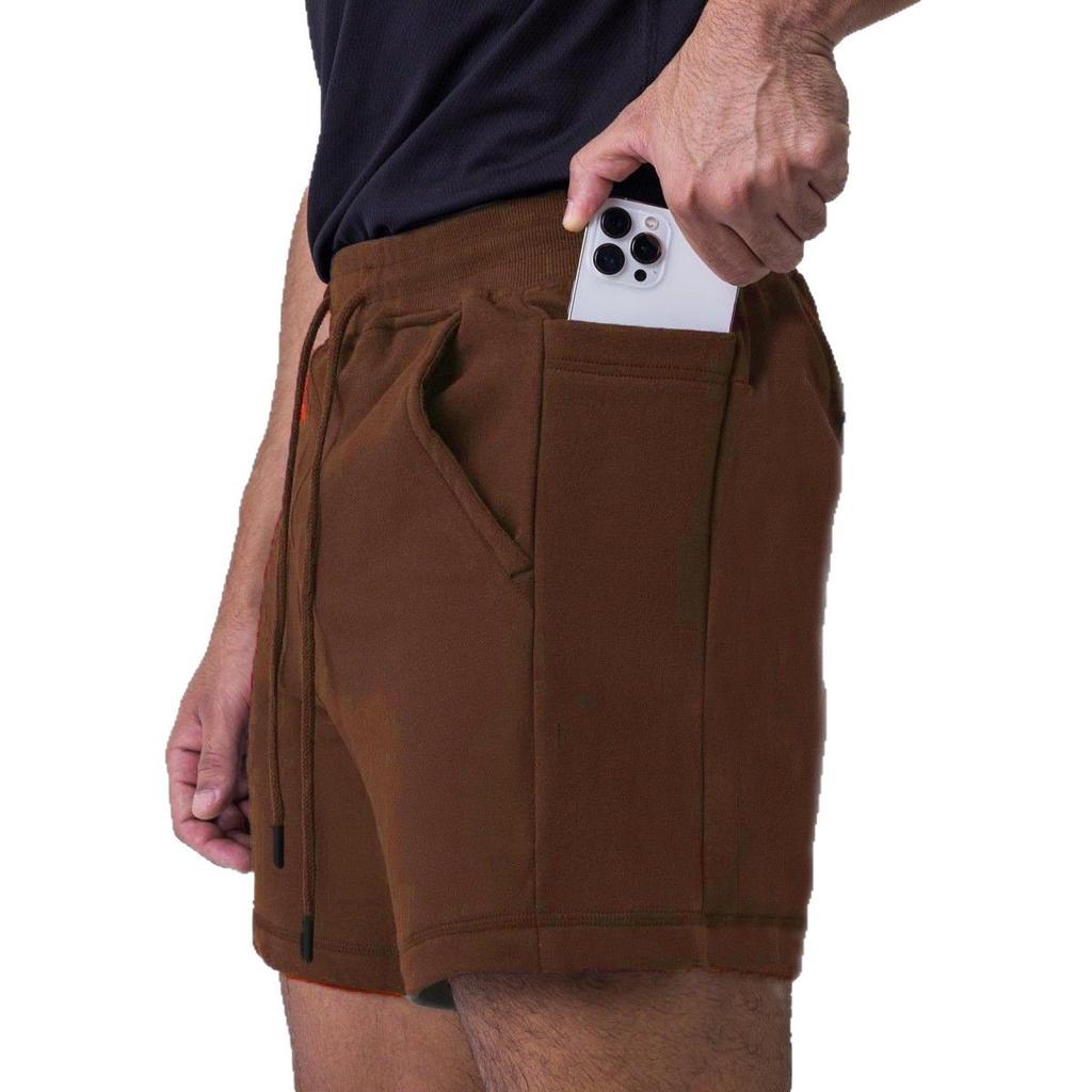 Neue Sommer Sport- und Freizeitshorts für Herren aus Baumwolle, atmungsaktiv, für Laufen und Training, aber nicht knielang, Basketballshorts