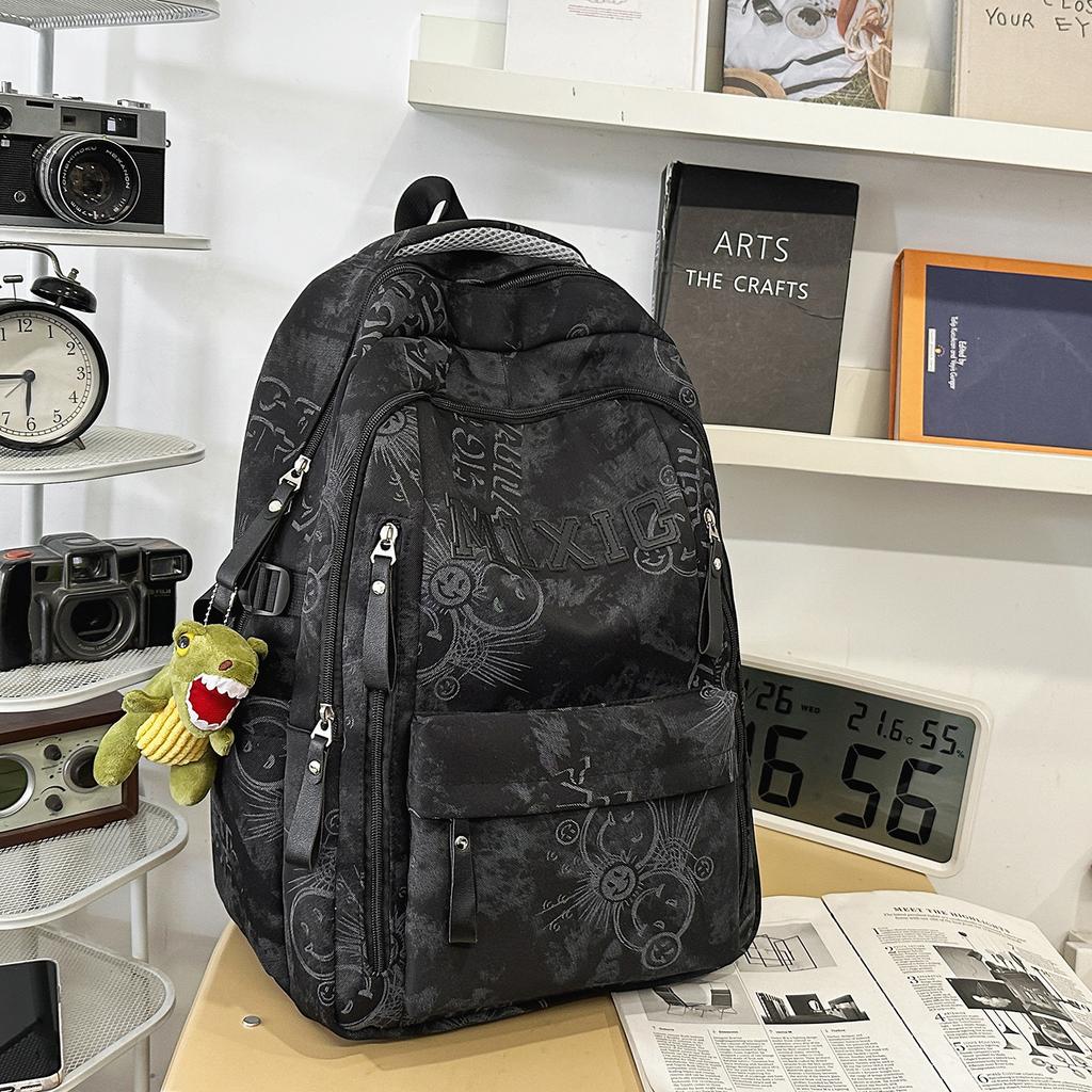 Schoolbag Large Capacity Multi-layer Schoolbag Junior High School Girls High School Students Backpack Burden Reduction Ultra Lightweight College