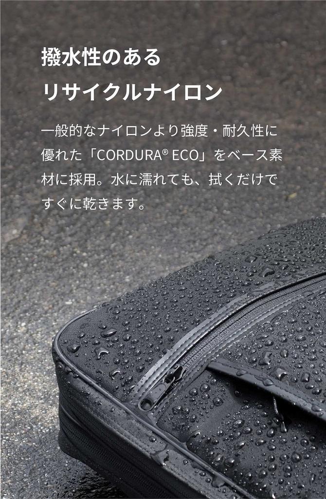 [aso] B4S Backpack, Sustainable Business Style, Men's Business Bag, SDGs, Recycled Materials, Nylon, 16-inch, A4, Black, bs-e193-bl