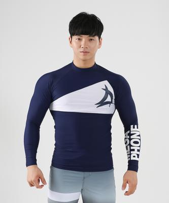 Megapon Men'S Rash Guard Phantom - Navy/White