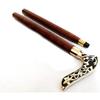 Foldable Handcrafted Sheesham Wood Unisex Surgical Walking Stick with Derby Handle