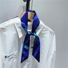 Torebka Szalik Kobiety Jedwabny Szalik Twill Cienkie Szaliki Panie Krzyż Litera Ribbondesign Ręcznik na Nadgarstek Foulard Zawiastka Opaska na Głowę