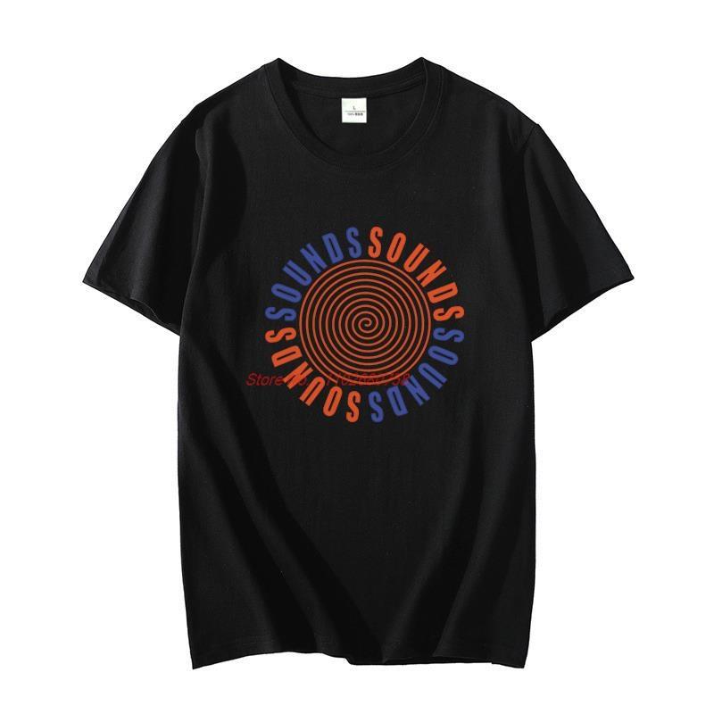 Unisexs Oversized Short Sleeve Tshirt Sounds Magazine Funny Graphic Cotton Round Neck Print Casual Shirt